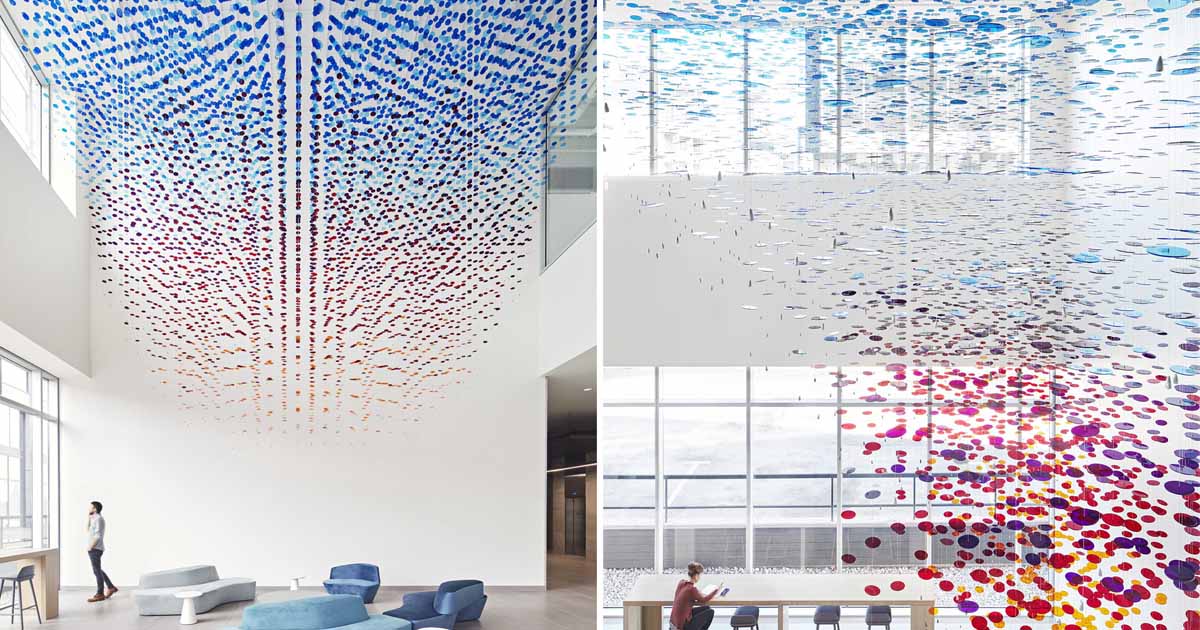 8,000 Discs Were Suspended To Create This Artistic Installation