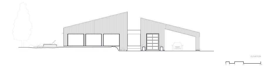 Architectural drawings of a modern home.