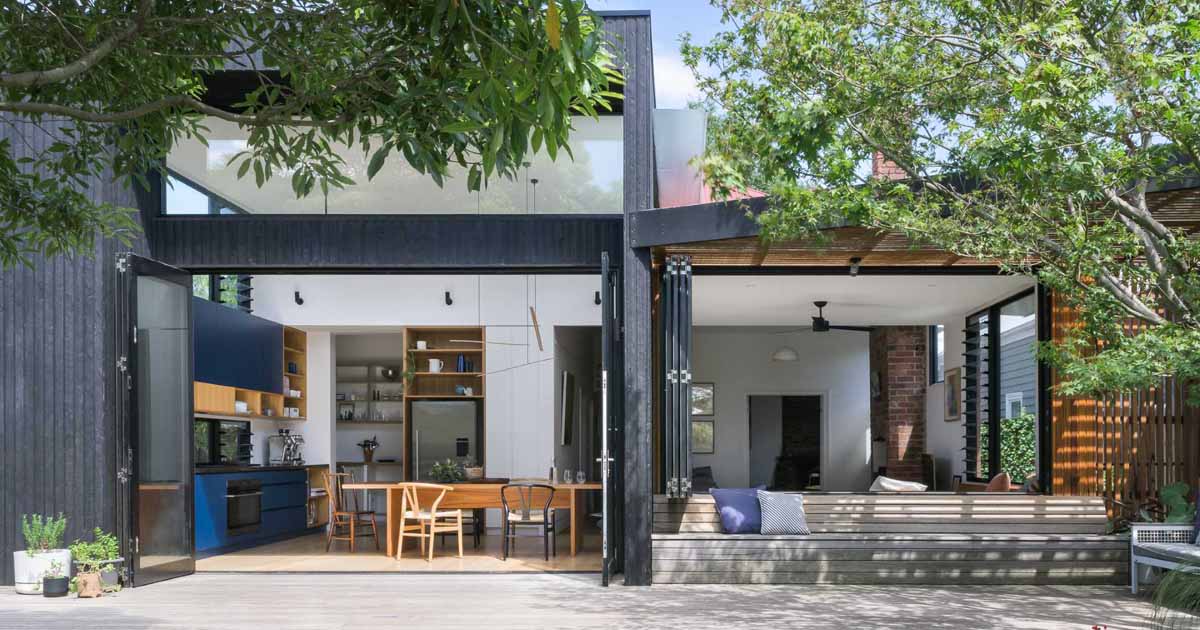 Bi-Fold Windows Connect The Inside And Outside Spaces Of This Home ...