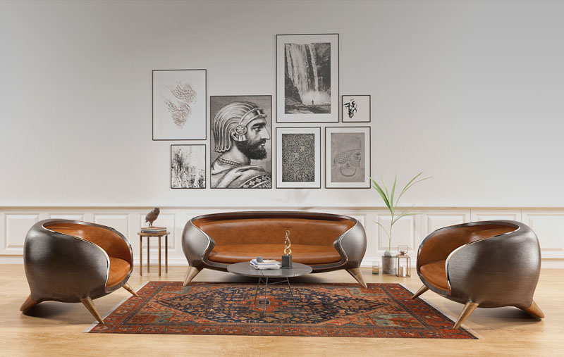 A Design Award Winner - Koron Sofa by Reza Salianeh and Hamid Packseresht