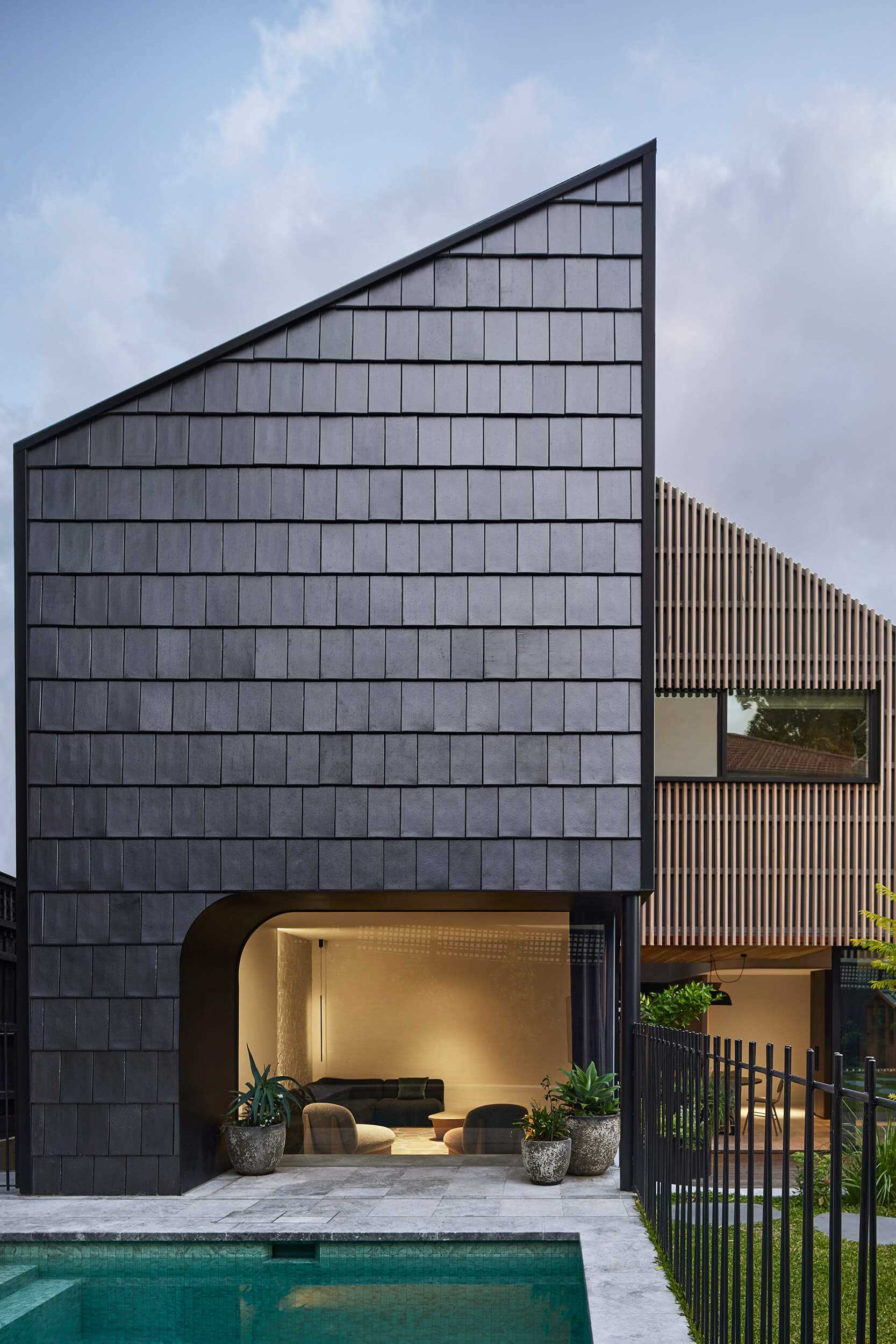 A modern rear addition for an Australian home.