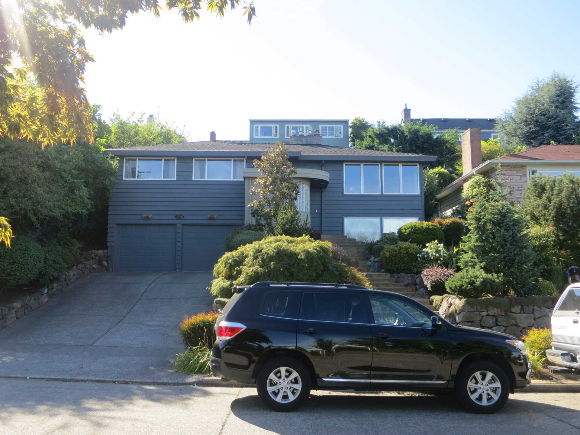 BEFORE - A 1960s split-level home was transformed into a clean, functional, and practical design for a family of five.