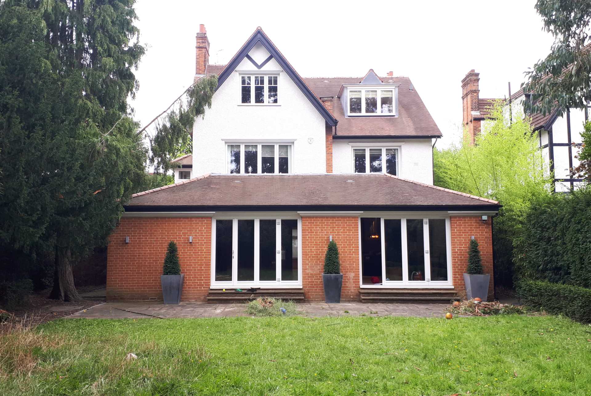 BEFORE - An updated brick extension for an Edwardian home.