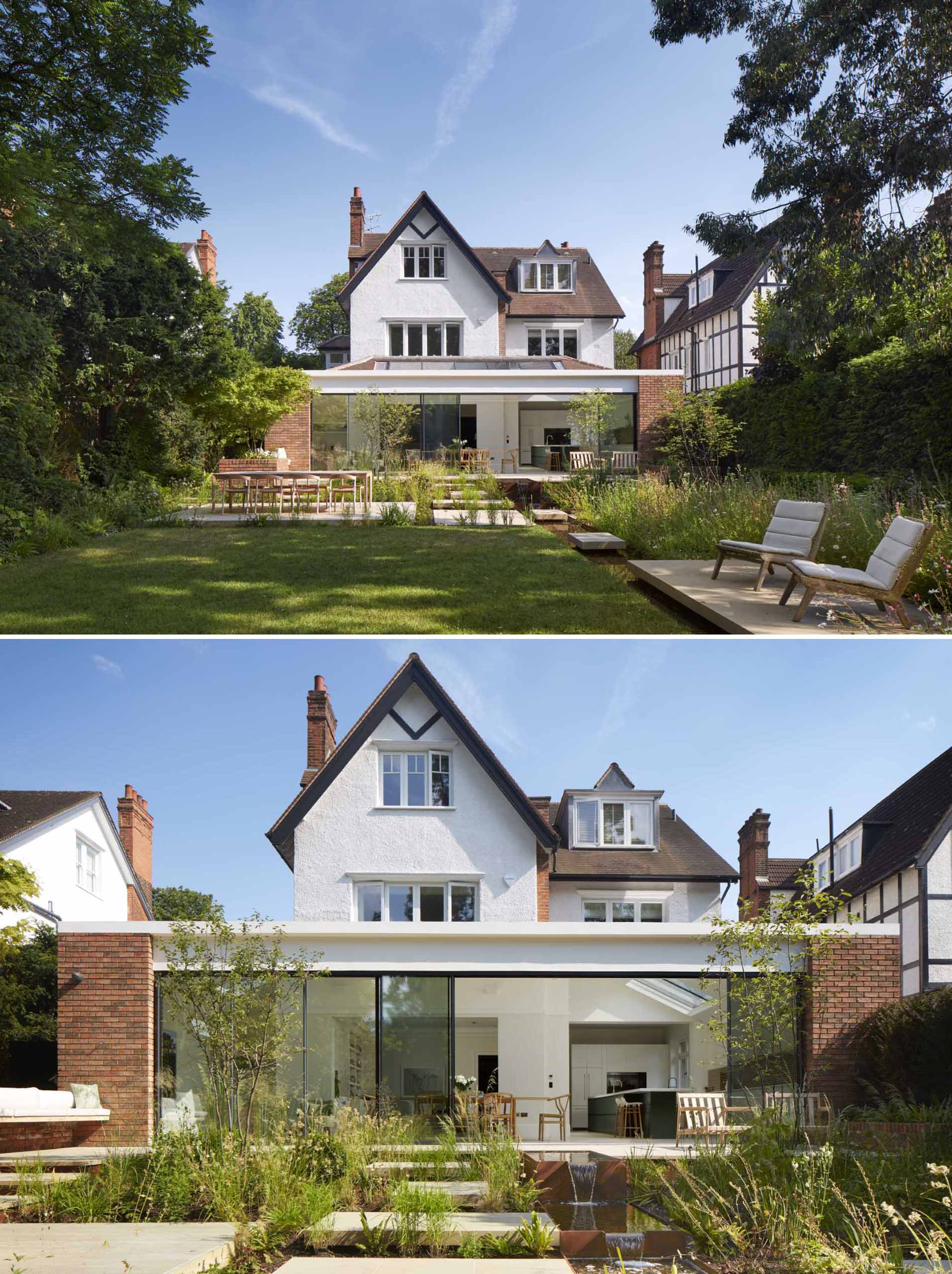An updated brick extension for an Edwardian home.