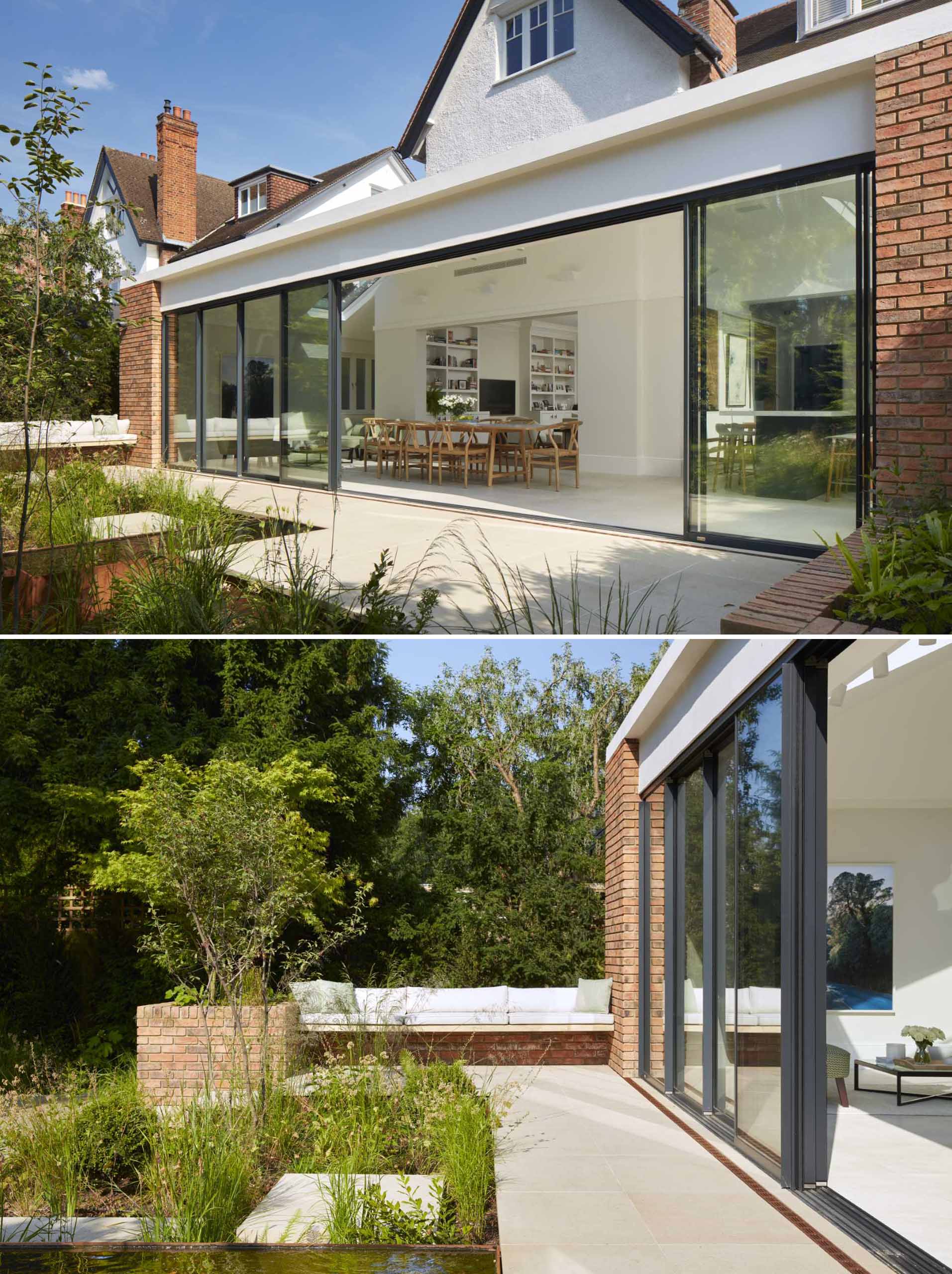 An updated brick extension for an Edwardian home.