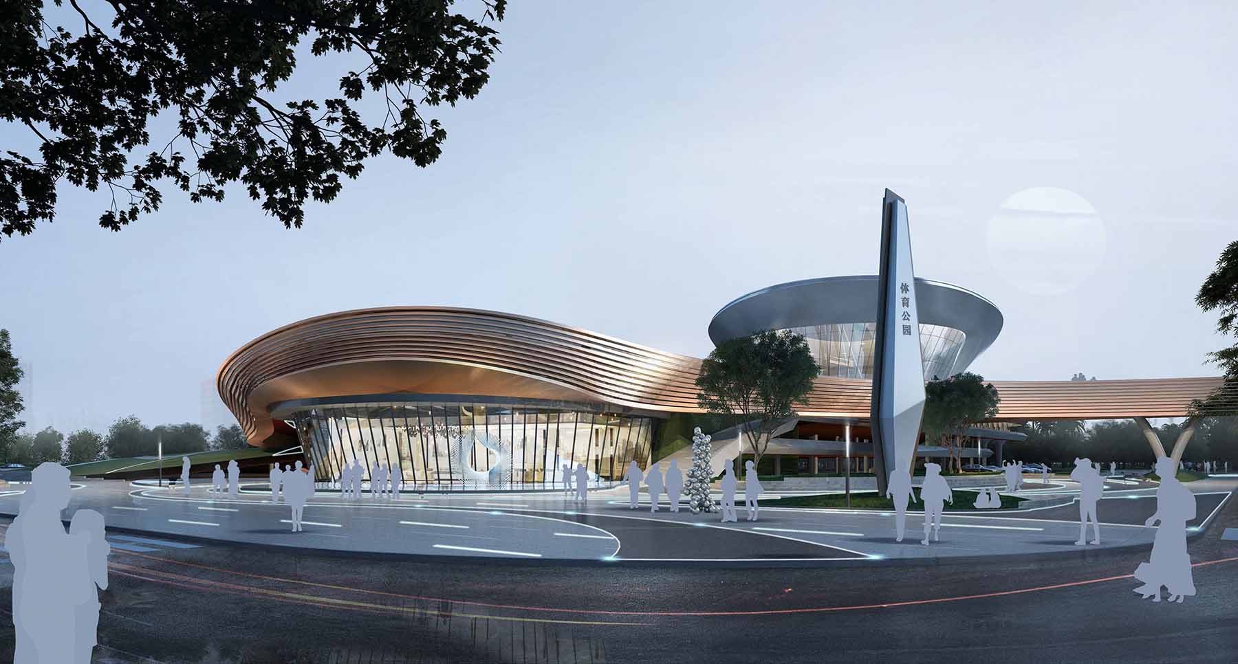 A Design Award winner - Dongguan Riverside Sports Center