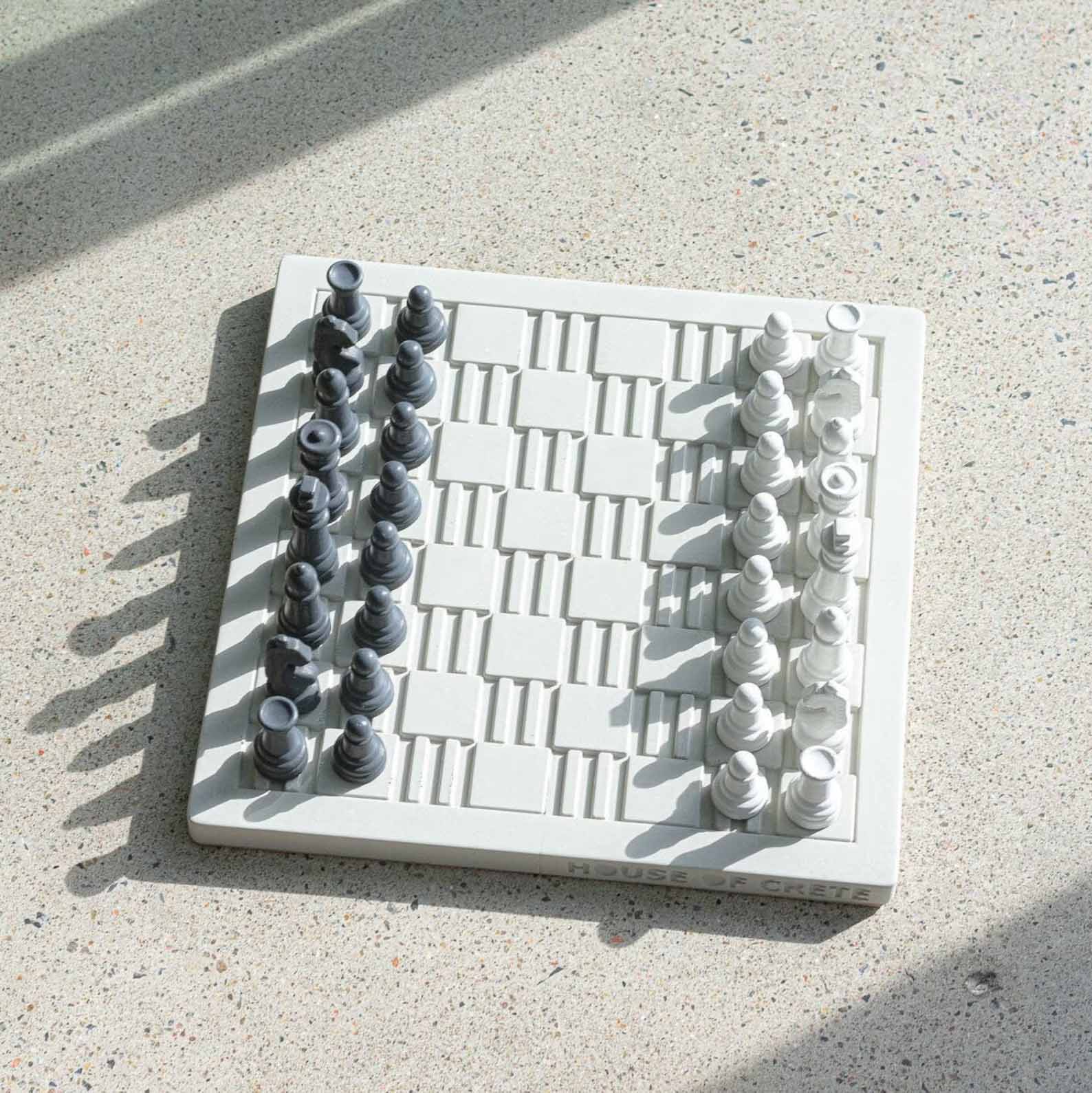 Modern Gift Idea - A Concrete Chess Set
