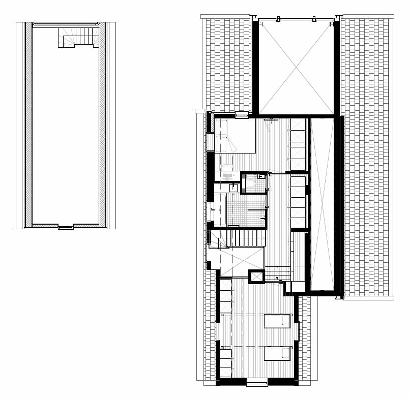 The floor plan of a renovated home.