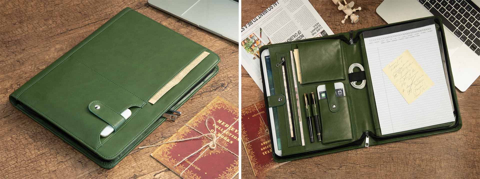 Modern Gift Idea - Leather notepad ،lder