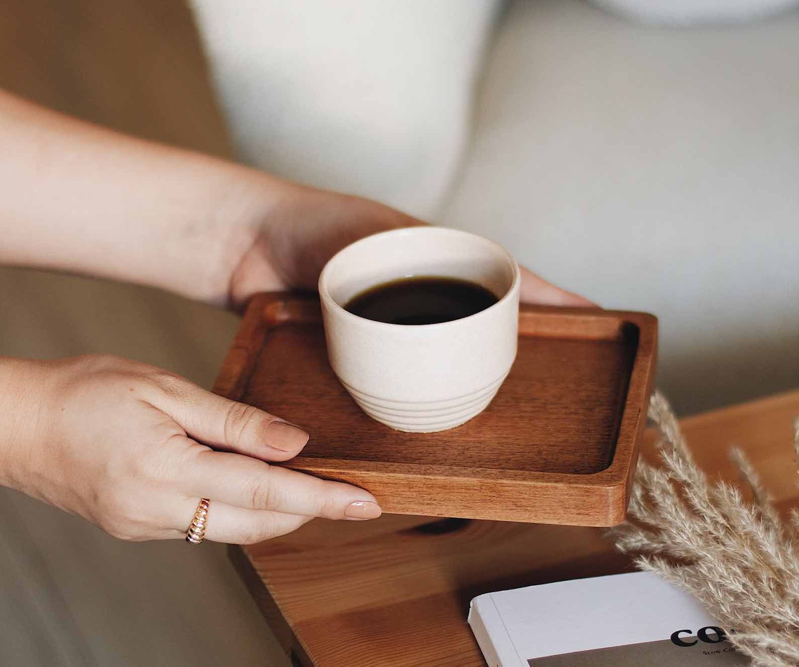 Modern Gift Idea - Small wood serving tray