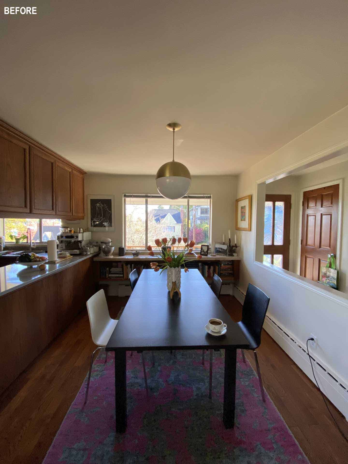 Before Remodel - The dining area.