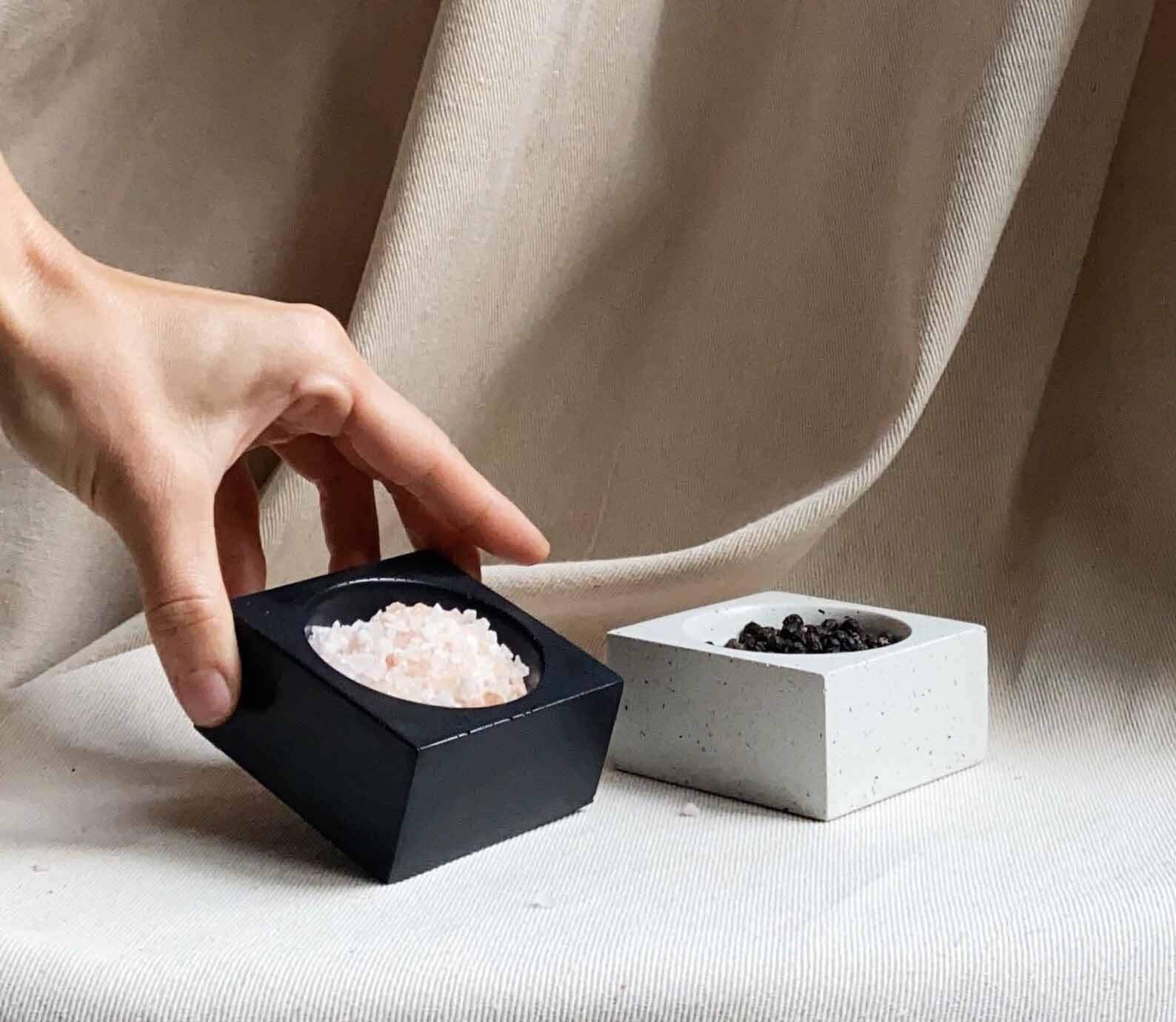 Modern Gift Idea - Salt and Pepper Pinch Bowls