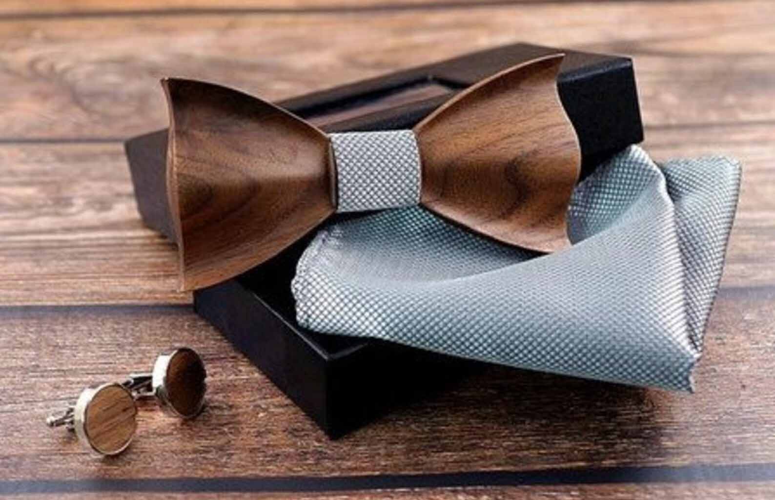 Modern Gift Idea - A wooden bow tie