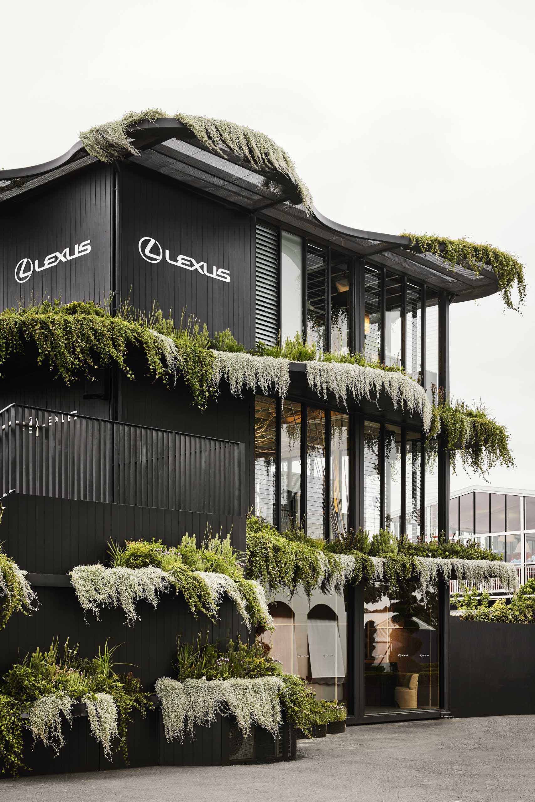 Drawing inspiration from the Australian landscape, Koichi Takada Architects designed a three-storey modular building that has over 1,000 native Australian plants and flowers on its facade.