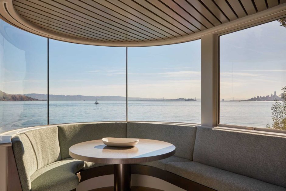 Unobstructed Windows Curved Windows Allow This Home To Have Unobstructed Water Views