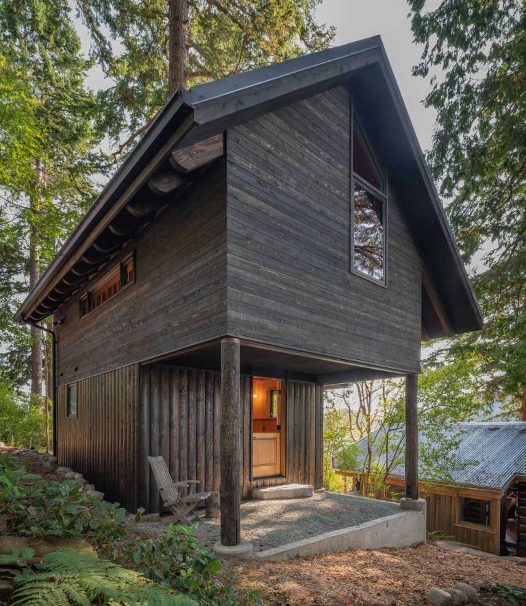 A New Bunkhouse Provides Additional Accommodation For A Family's Cabin On An Island