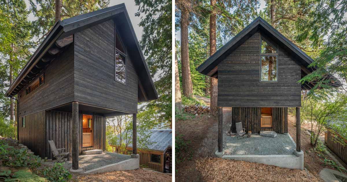 A New Bunkhouse Provides Additional Accommodation For A Family's Cabin On An Island