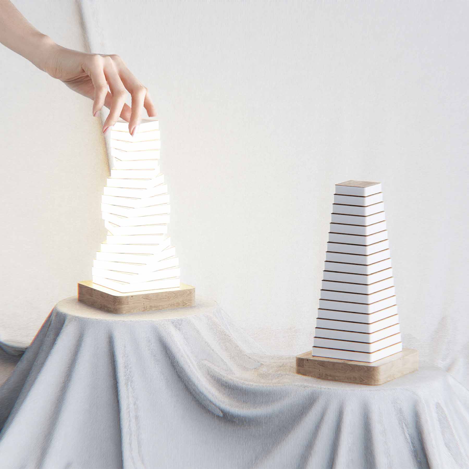 Pagoda Lamp by Zongming Liu and Xingchen Pan