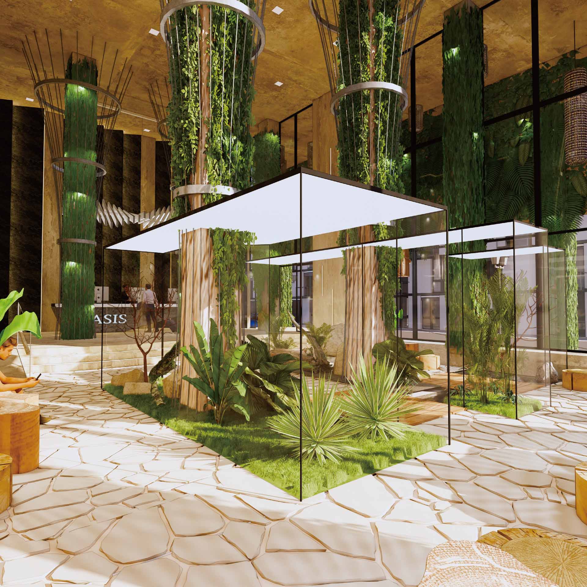 Oasis Sustainable Hotel by Liyang Chen and Zhengyan Jiang