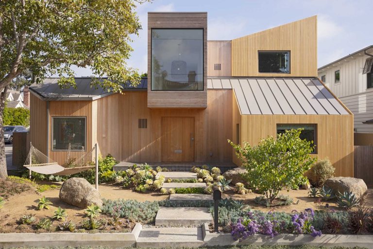 This Renovated 90s Home Includes A New Exterior Made Of Alaskan Yellow Cedar Siding