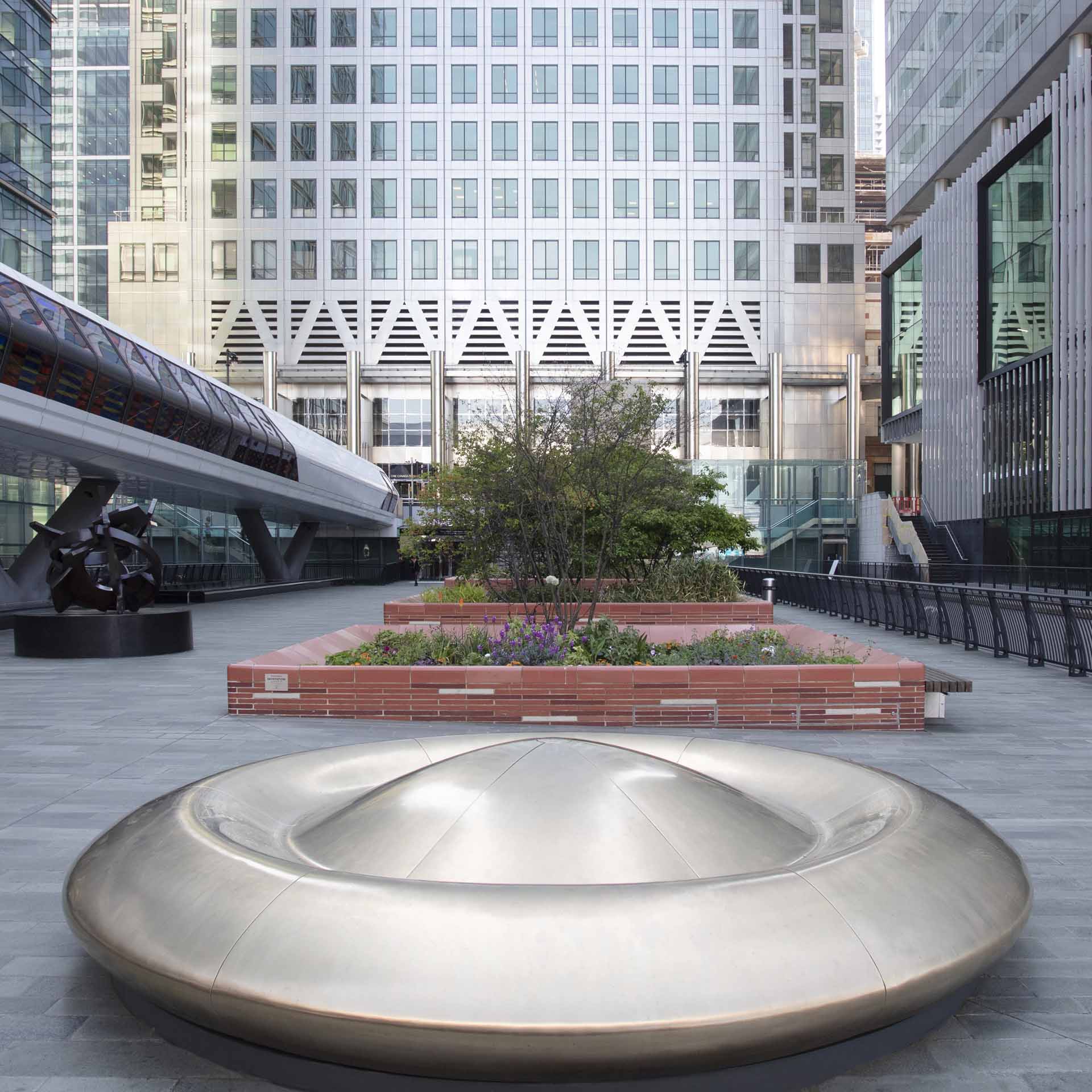 Skystation Sculptural Bench by Peter Newman