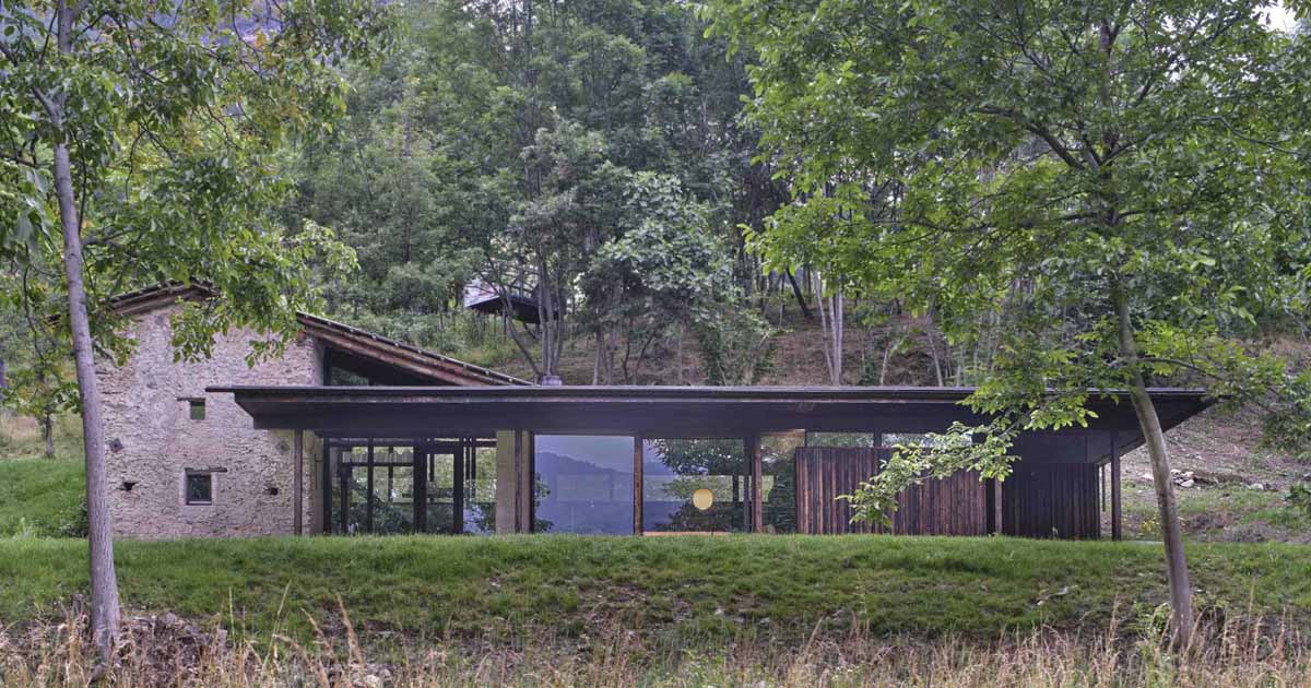 An Old Stone Ruin Was Given New Life As A Contemporary Off-Grid Home