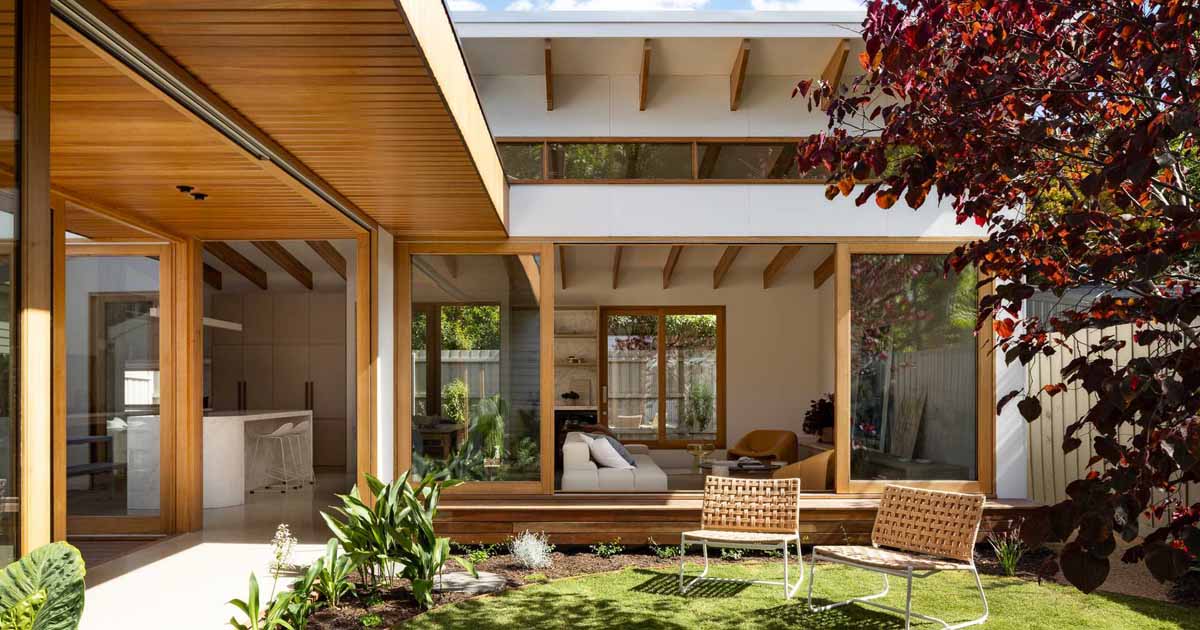 Clerestory Windows Add Natural Light Inside This New Addition To An Australian Home