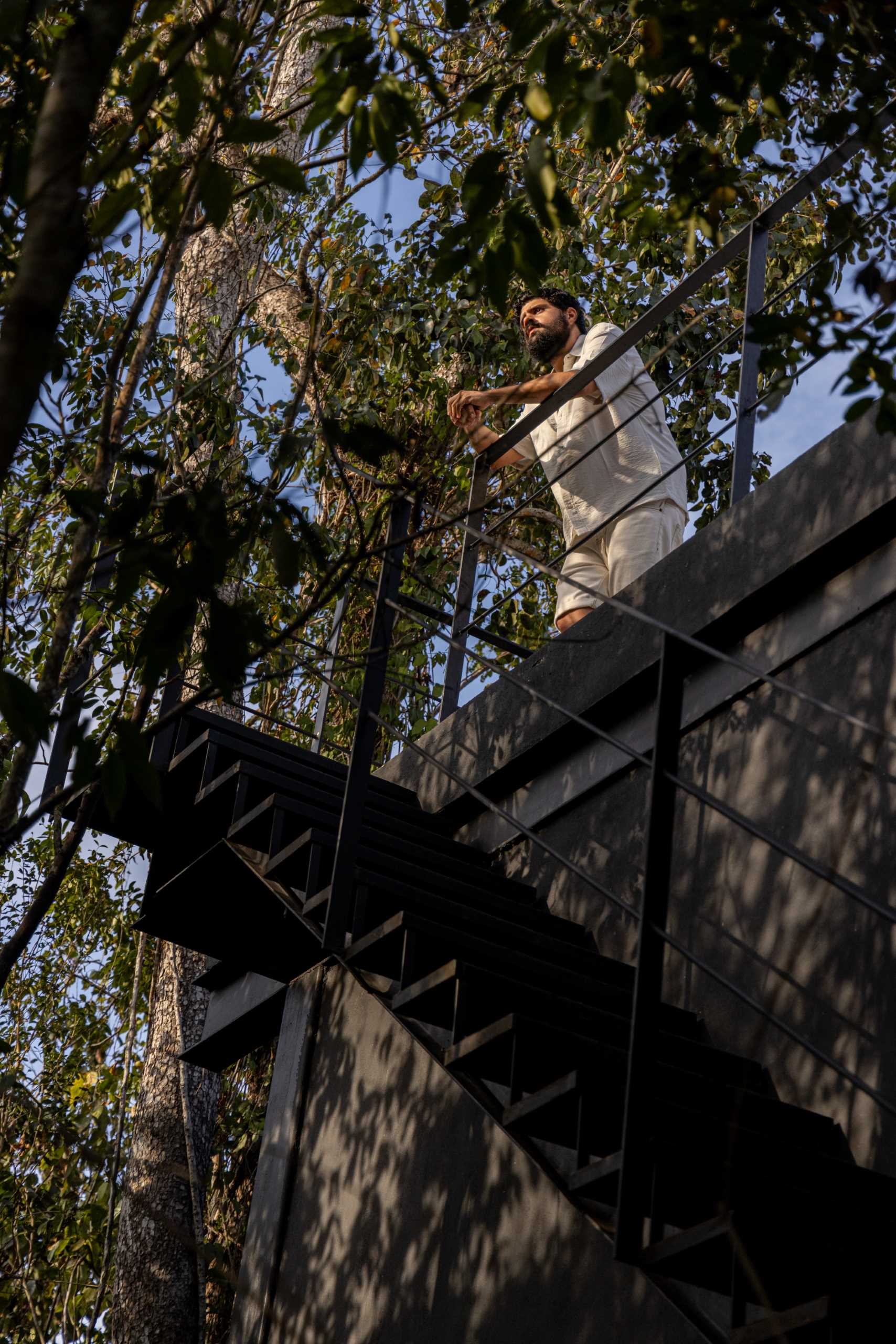 An off-grid project that consists of 8 separate glass houses in Mexico.