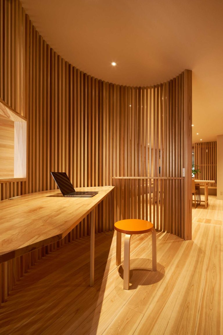 A Wood-Lined Office That Used To Be A Parking Lot