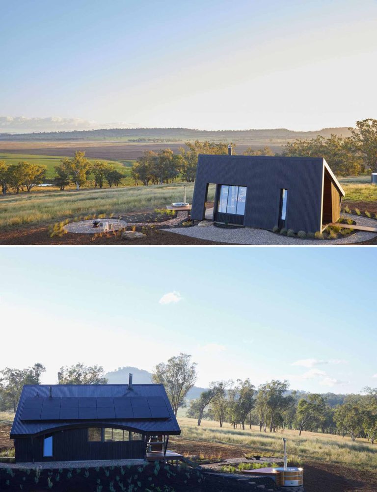Photo inspiration: Gallery Detail: A Metal Roof Wraps Around This Off Grid Cabin To