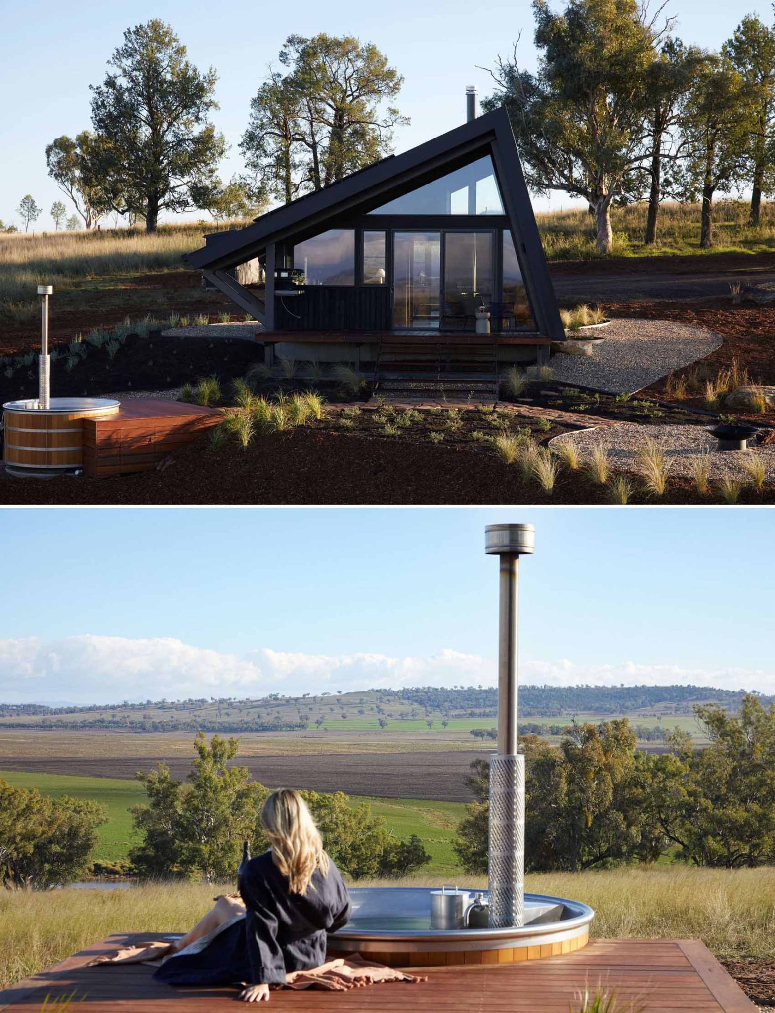 A Metal Roof Wraps Around This Off-Grid Cabin To Protect It From The ...
