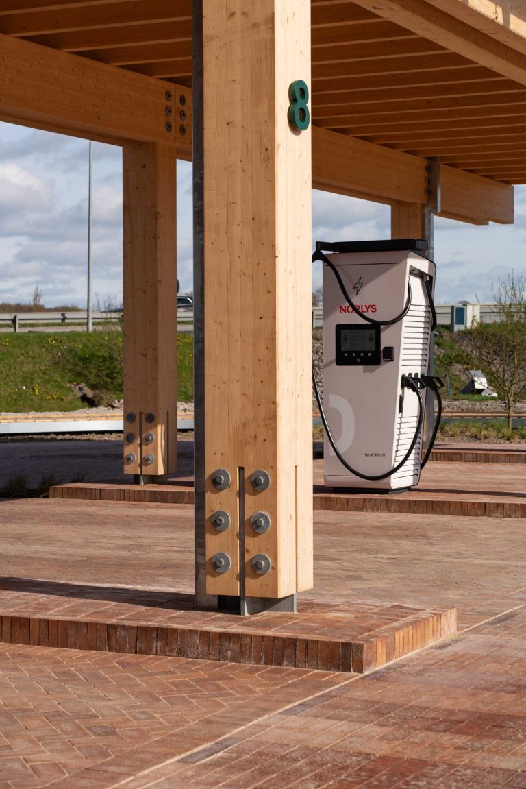 Charging Structures A Green Roof Covers This Unique Vehicle Charging Station