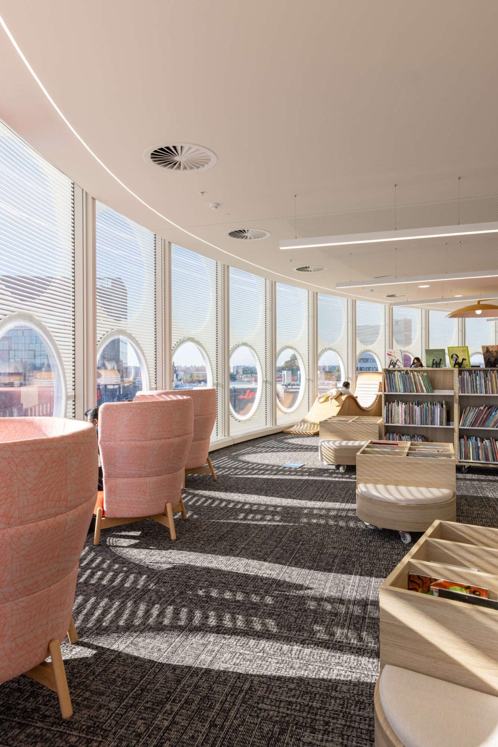 Round Windows Cover The Exterior Of This New Library