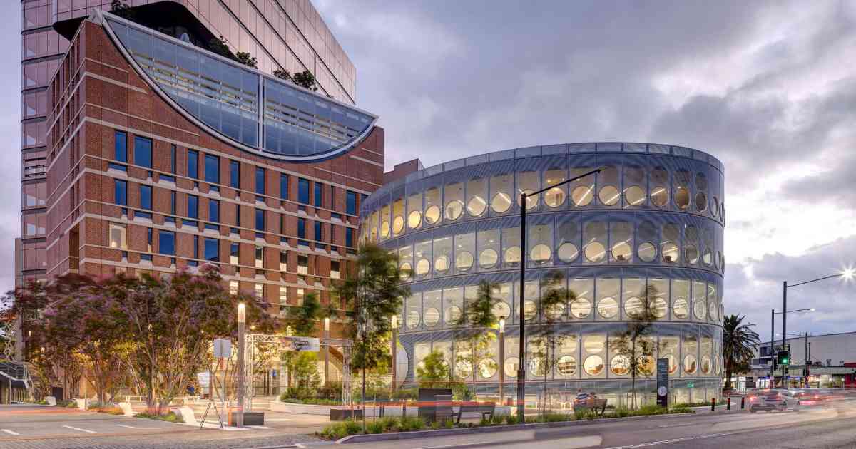 Round Windows Cover The Exterior Of This New Library