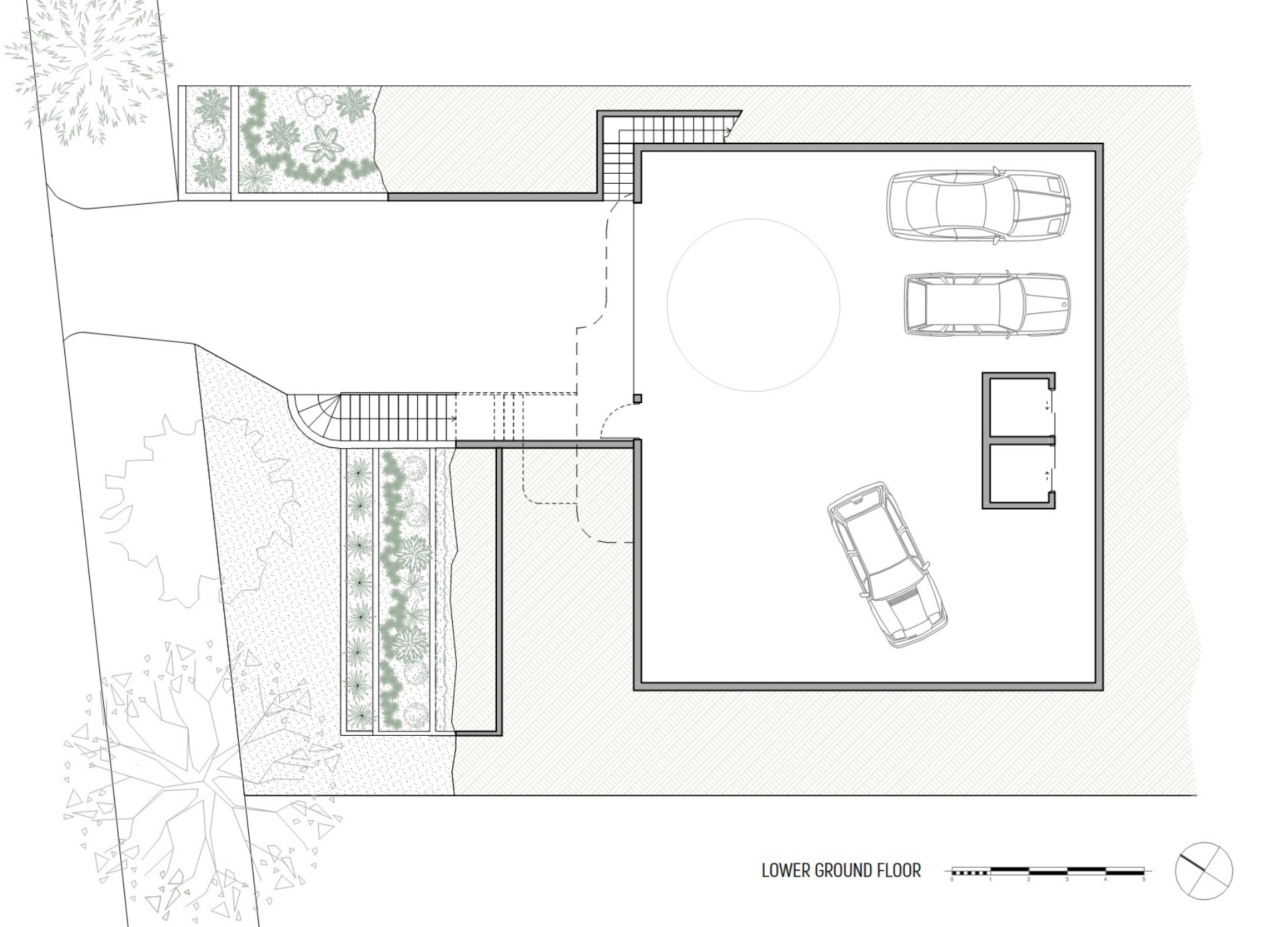 Floor plan of a modern home.