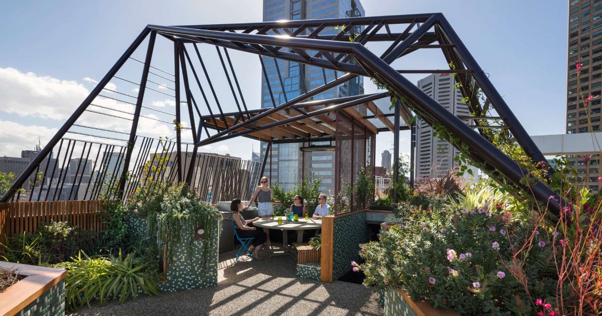 A Lush Rooftop Garden 30 Floors Above The City