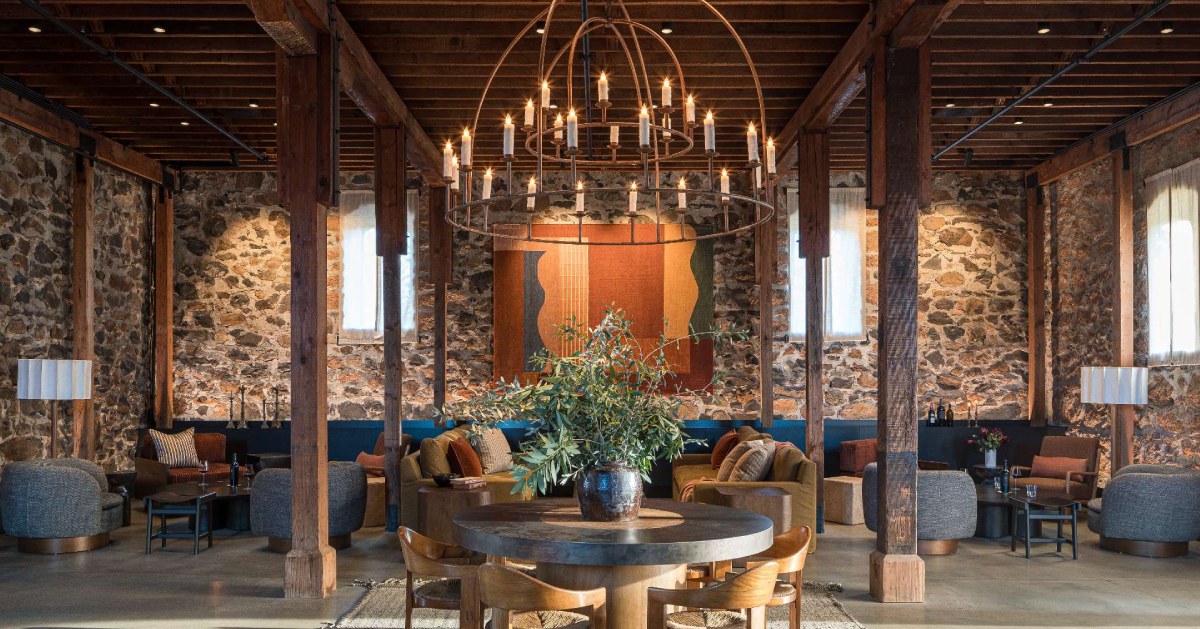 This 1800s Stone Building Became a Sophisticated Wine Tasting Room