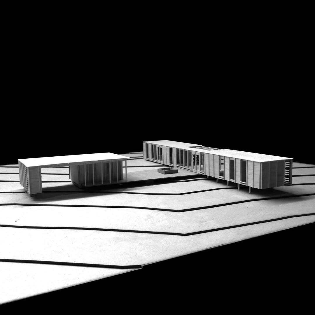 Architectural floor plan for a home.