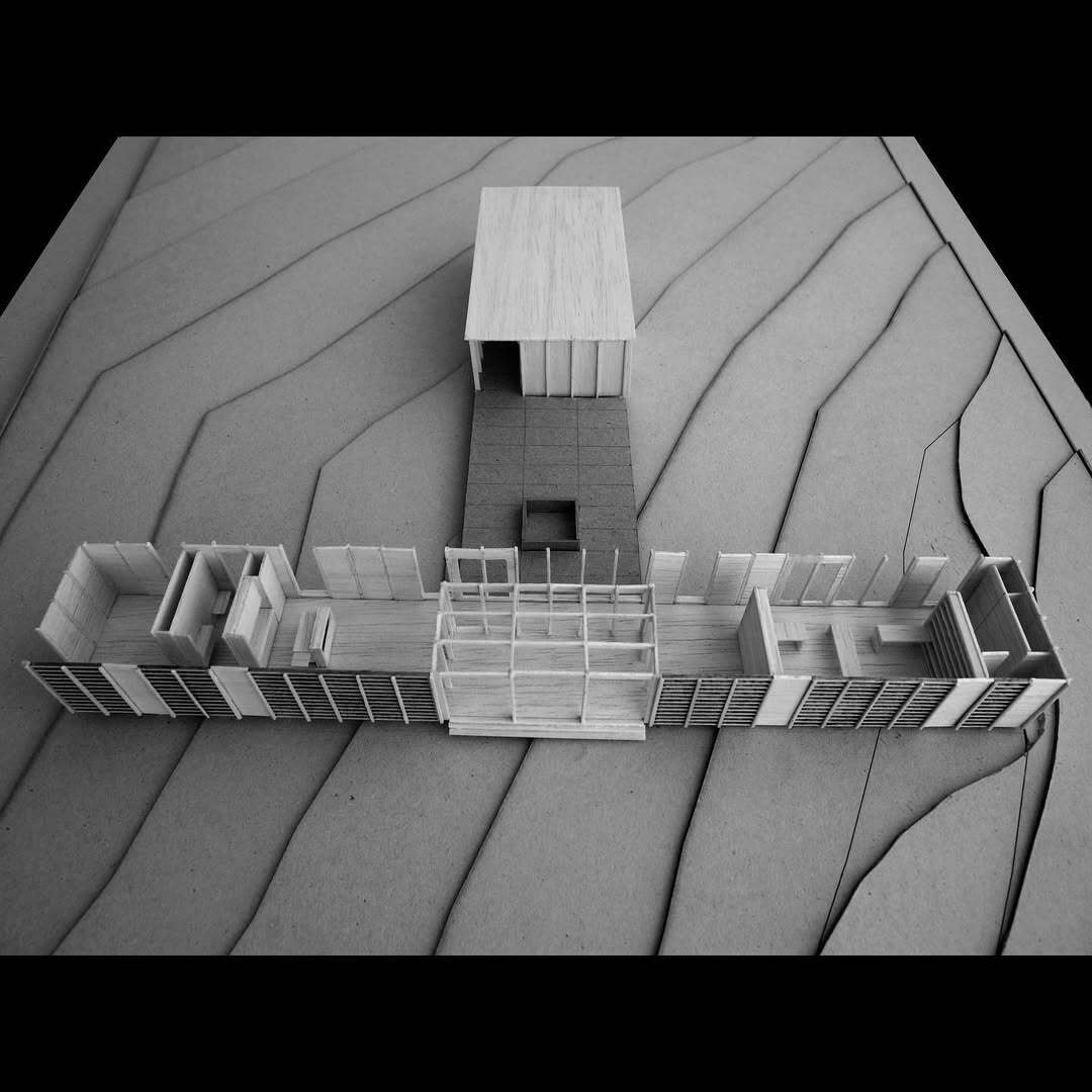 Architectural floor plan for a home.