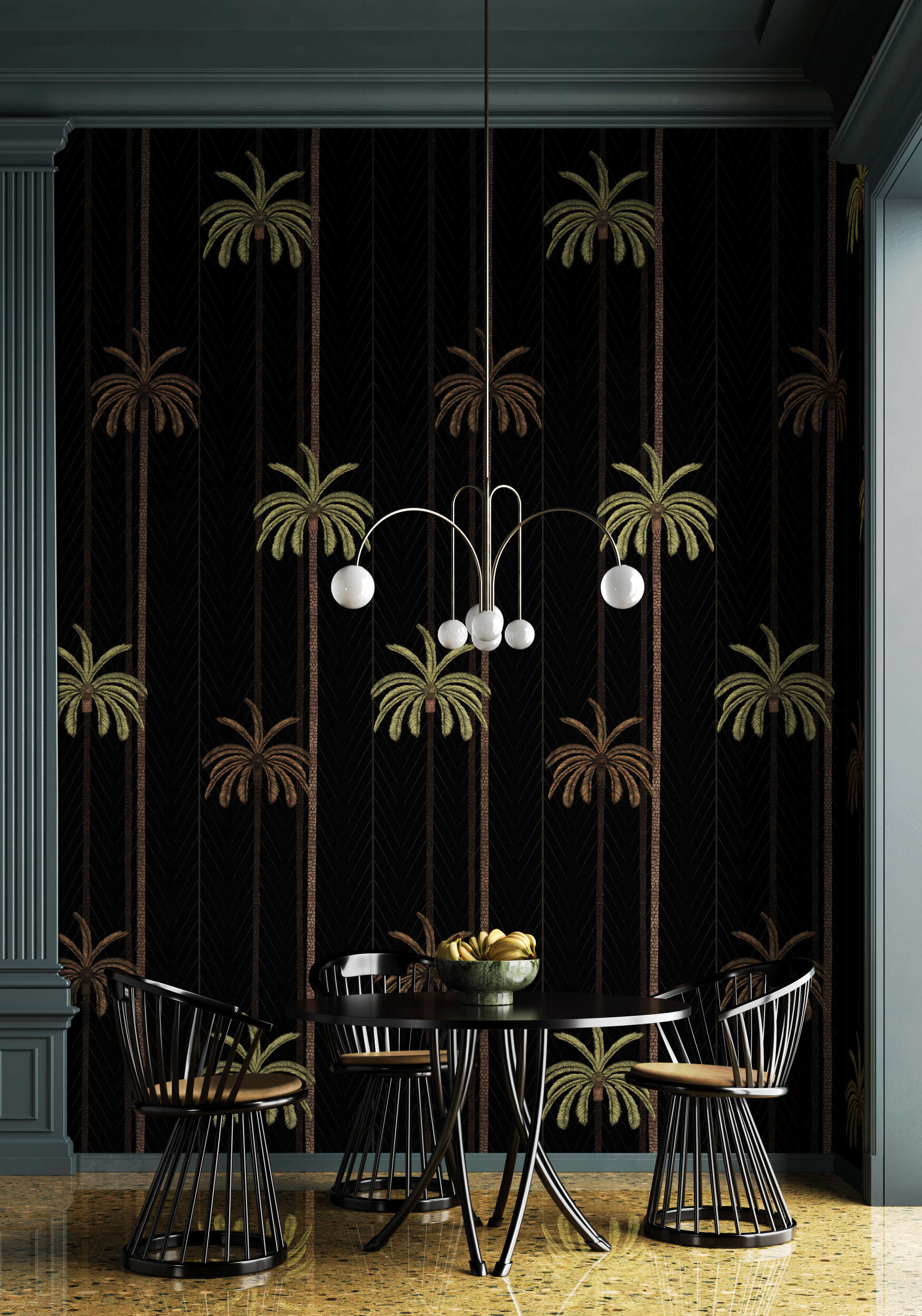 Inspired by the untouched beauty of remote islands, Odissey is a collection of wallpapers that feel like tactile travel journals. Organic textures meet layered graphic elements, evoking volcanic soil, dense canopies, and oceanic breeze. Patterns echo the stratifications of time and geology, and the wallpapers pair beautifully with raw materials like wood, stone, and woven fibers—offering a grounded, nature-rooted elegance.