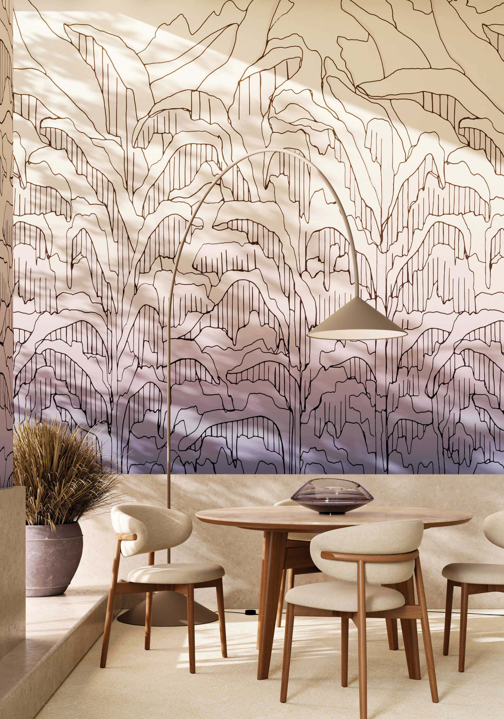 Romantic, psychedelic, and richly symbolic, Svetti’s Voodoo Nature fuses space, memory, and mysticism. This collection channels a dreamlike mood, oscillating between pop vibrancy and nostalgic reverie. The natural world becomes a source of spiritual power, interpreted through abstract forms and lush colors. Imagine the first kiss on the moon with the forest watching.
