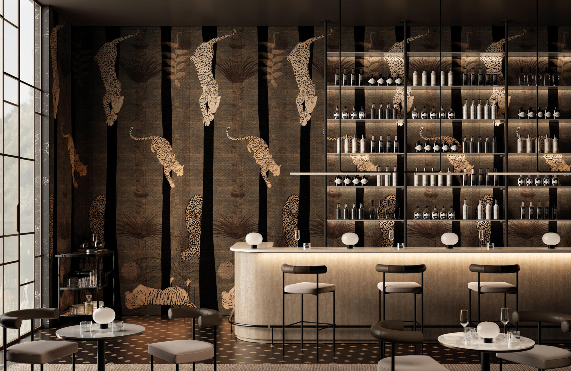 Inspired by the untouched beauty of remote islands, Odissey is a collection of wallpapers that feel like tactile travel journals. Organic textures meet layered graphic elements, evoking volcanic soil, dense canopies, and oceanic breeze. Patterns echo the stratifications of time and geology, and the wallpapers pair beautifully with raw materials like wood, stone, and woven fibers—offering a grounded, nature-rooted elegance.