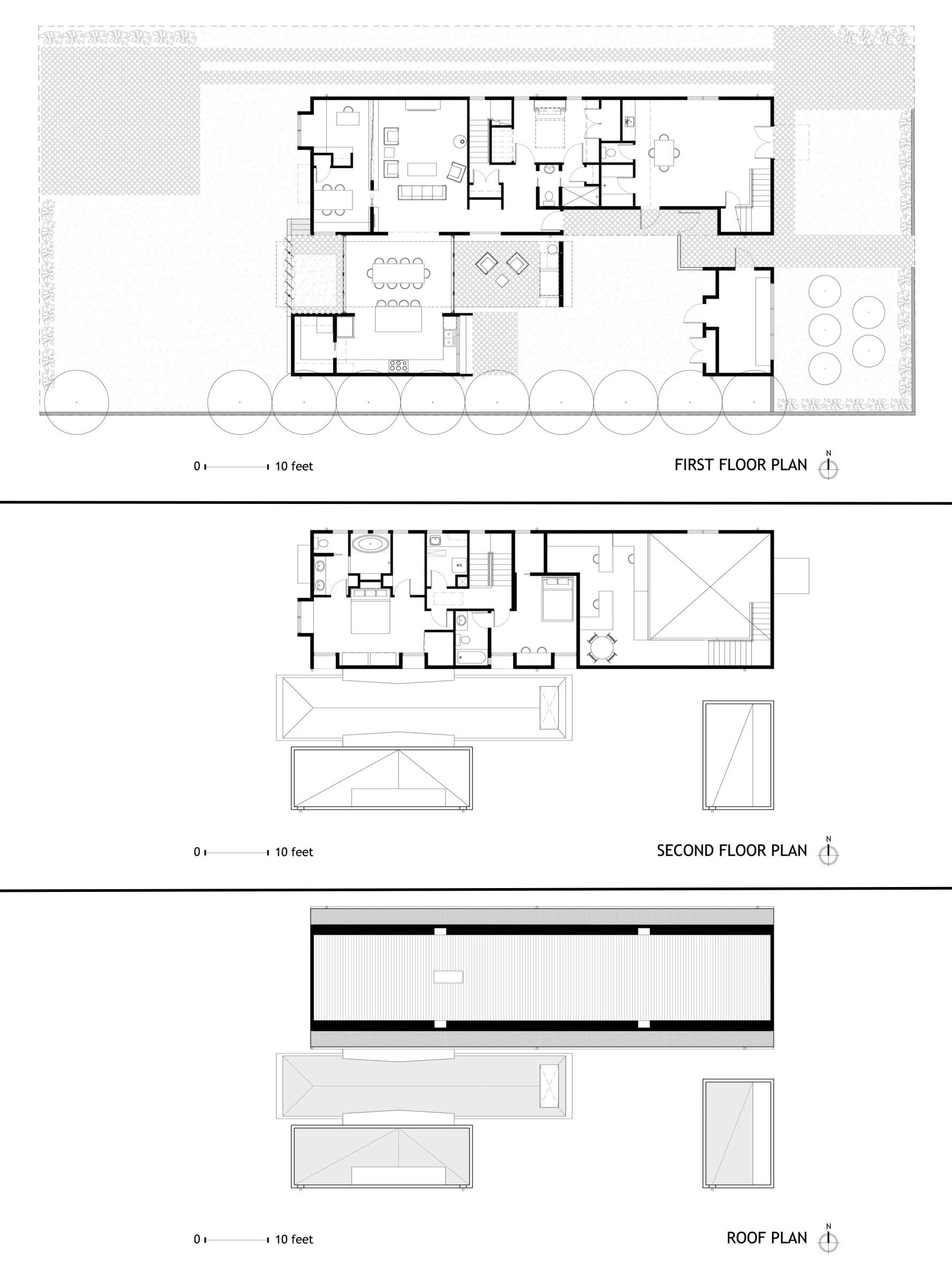 Explore this modern home through the architectural drawings.