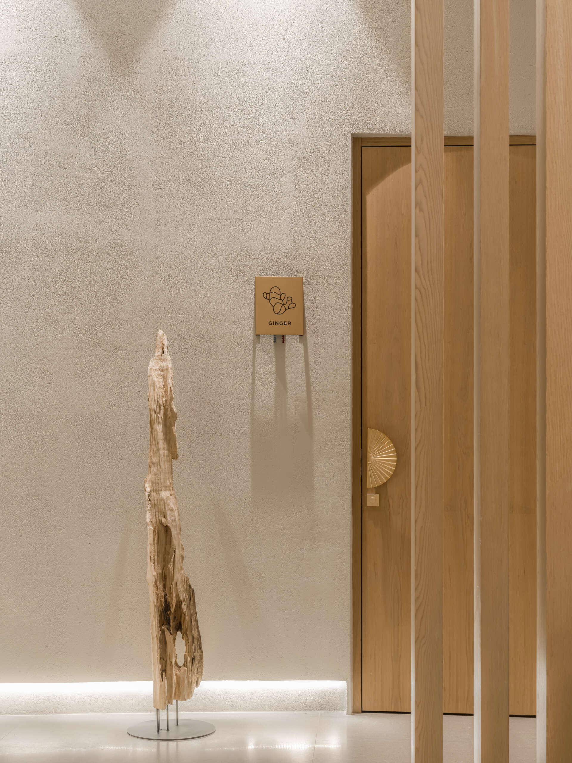 Step into a sensory cocoon on the first floor of SIAM SPA, where flowing corridors, sand-toned textures, and curved walls evoke the feeling of a peaceful, natural cave. Intimate lighting and tactile materials create a tranquil setting for massage and deep relaxation.