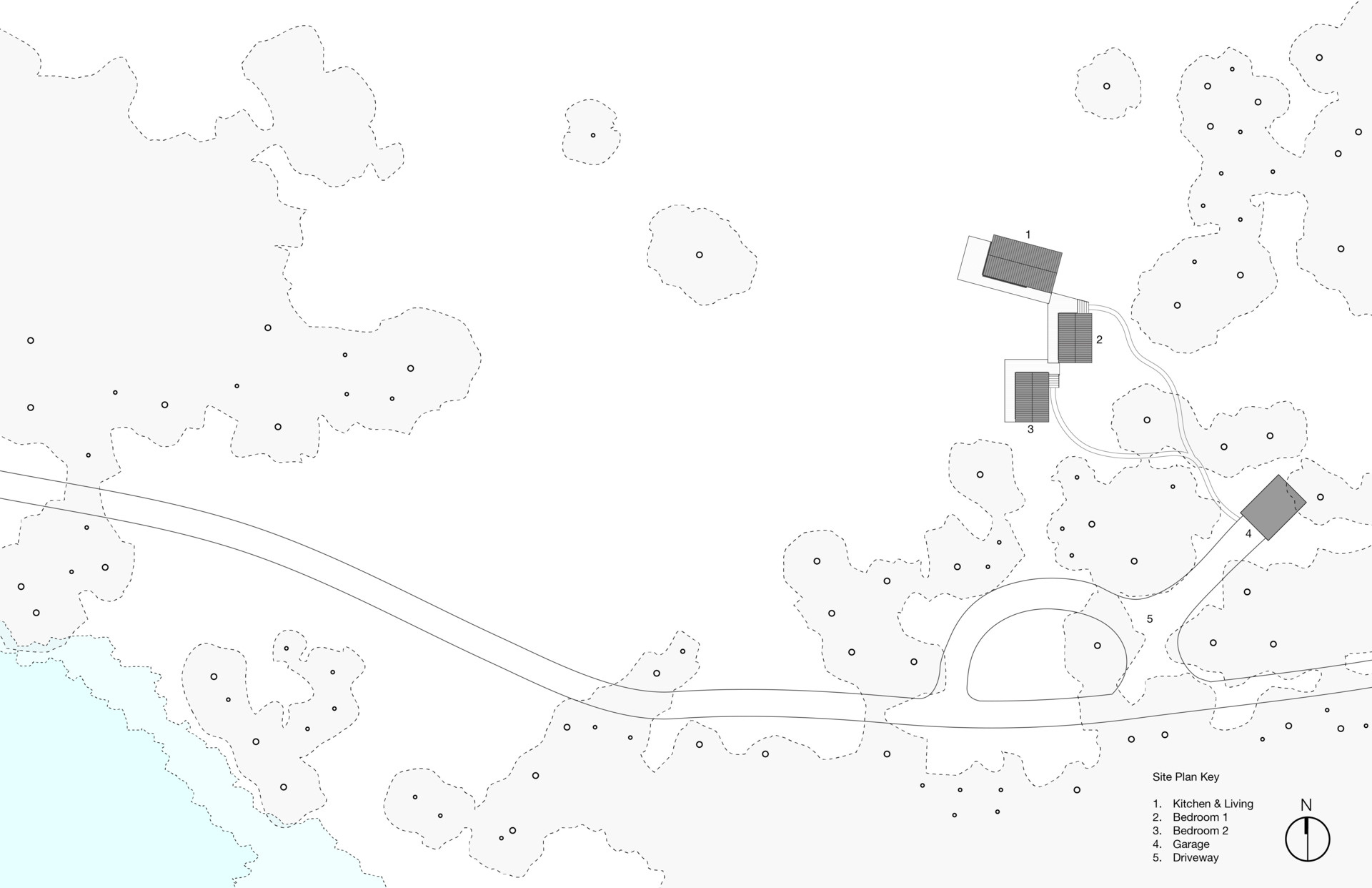 Explore the site of the cabins and their floor plans.
