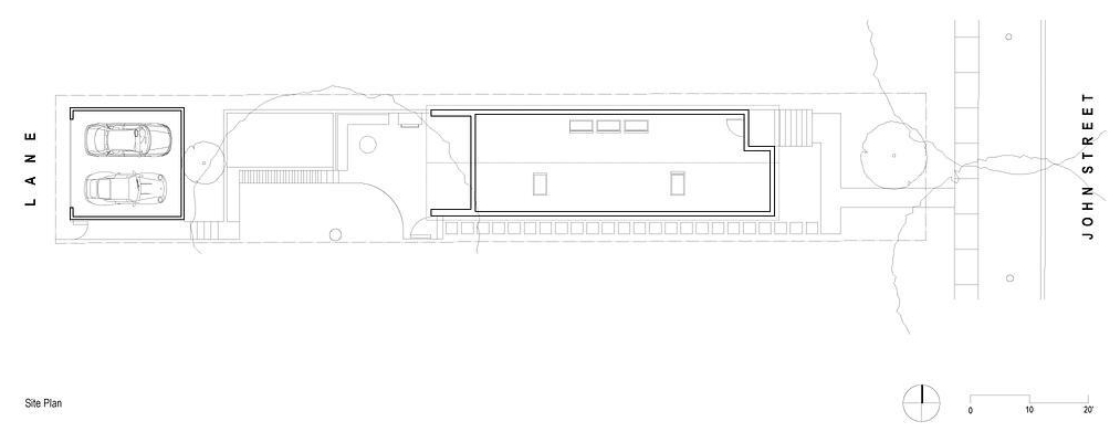 Architectural drawings for a modern home.
