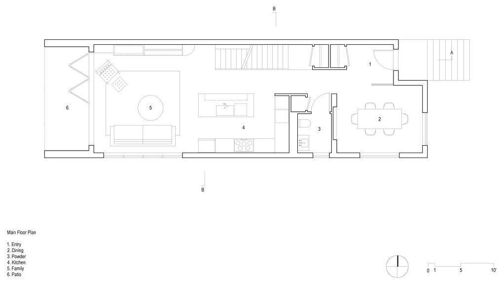Architectural drawings for a modern home.