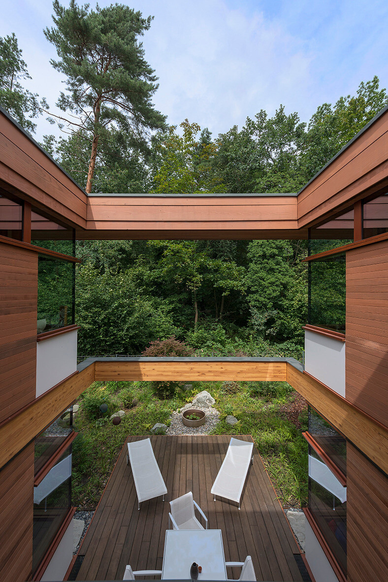 Extending from the main living areas, the deck blurs the line between indoor and outdoor life.