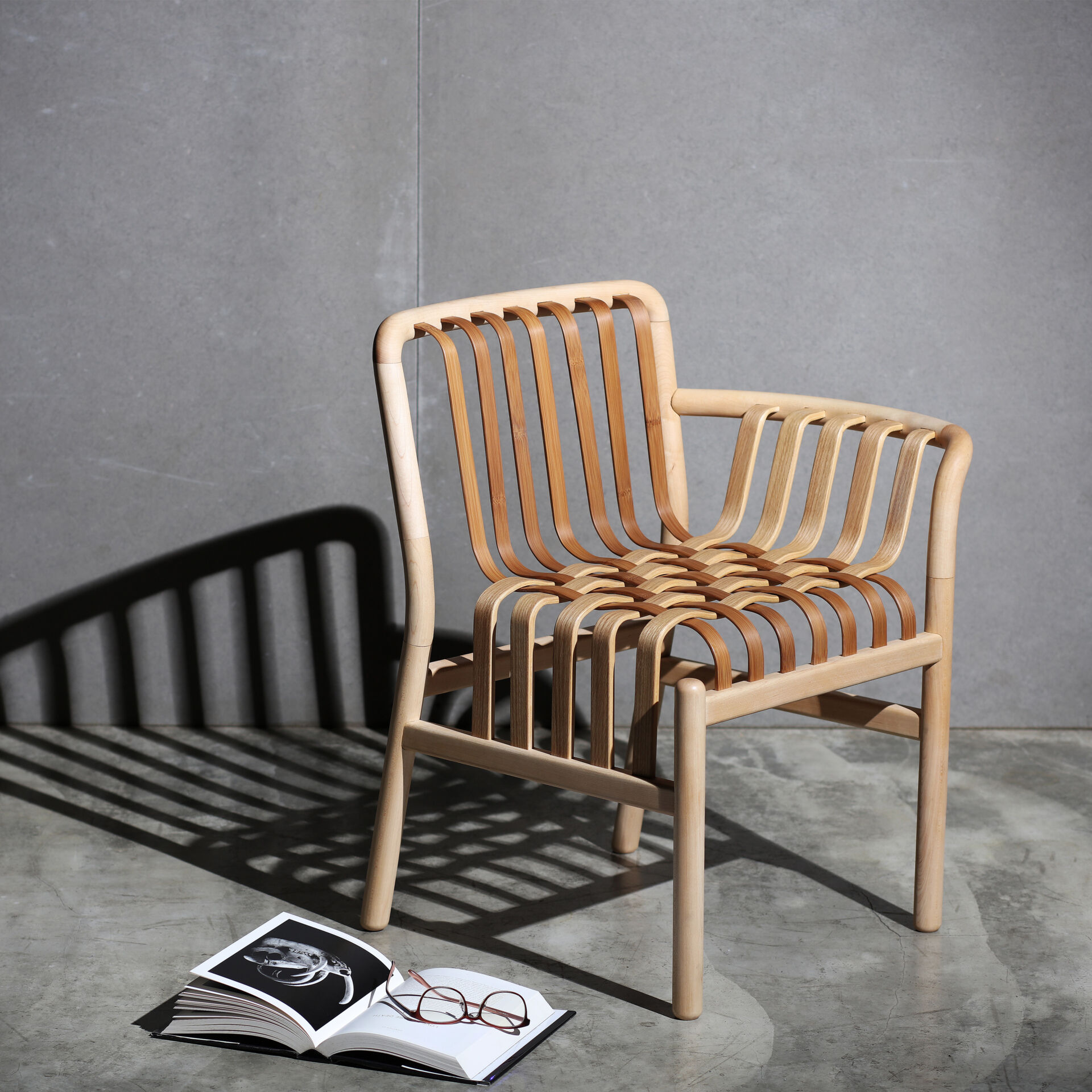 Lattice Chair Weaving Armchair by Chen Kuan-Cheng