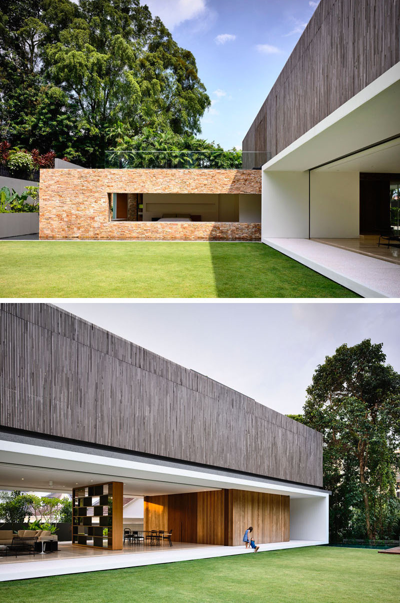 Discover a modern tropical home that opens to a pool and lush greenery, with clever indoor-outdoor connections on every level.